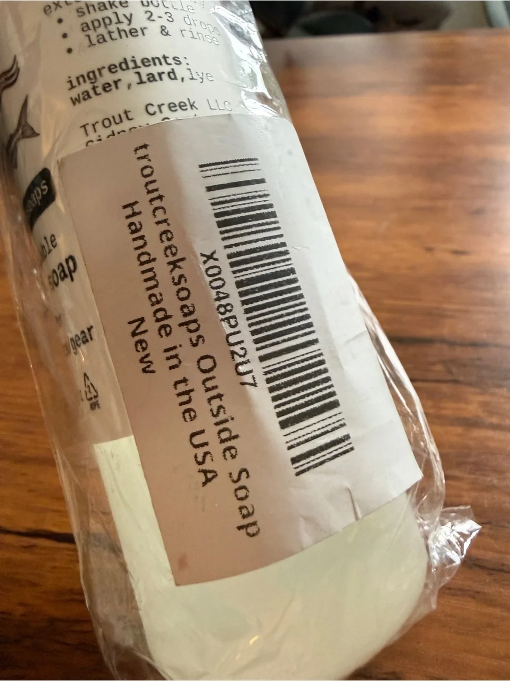 Waterway Safe Biodegradable Outside Soap - Cream